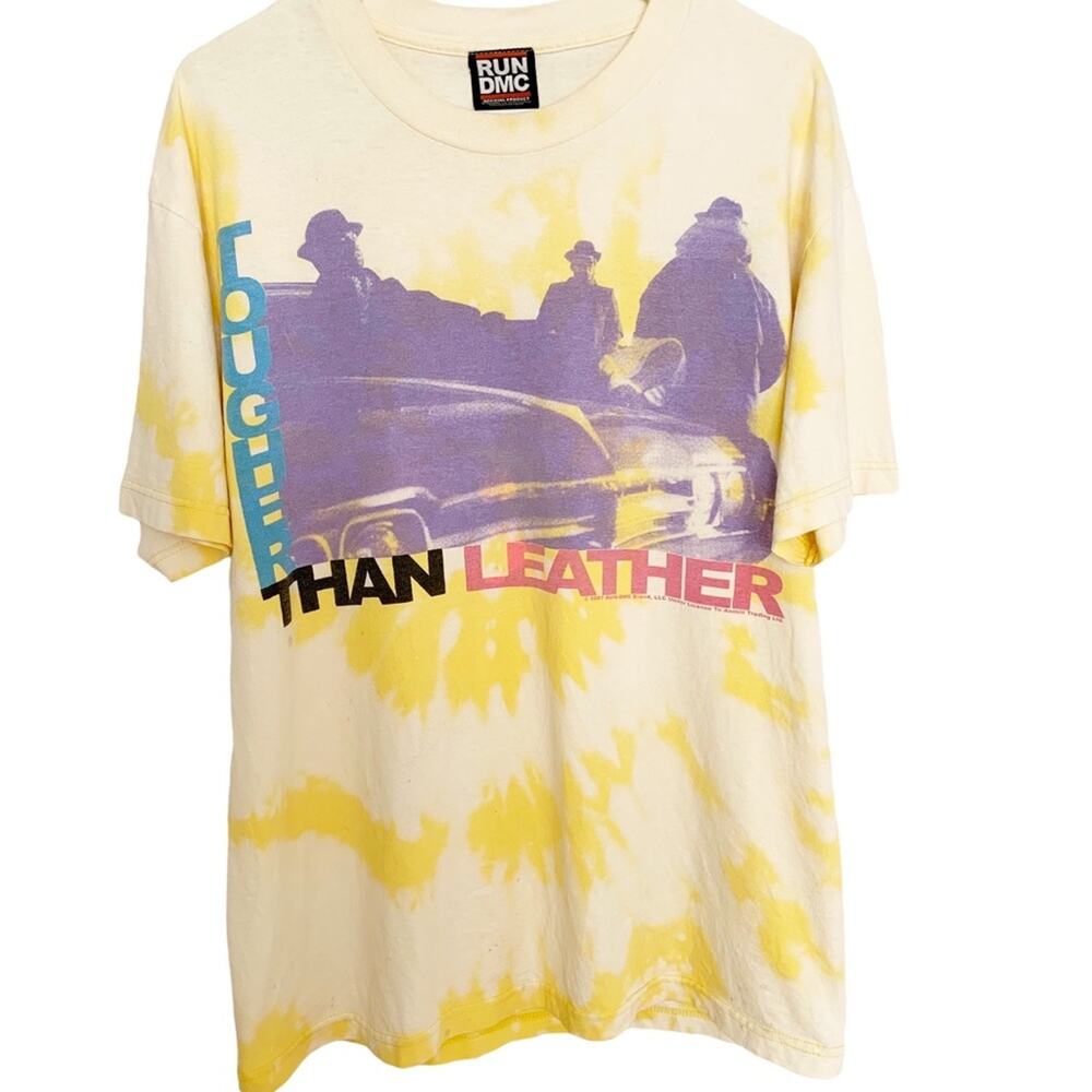 Run DMC Tougher Than Leather Tie Dye Tee 2007 X Large